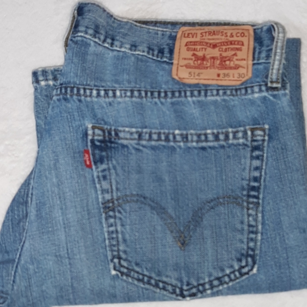 Levis 514 Slim Straight Jeans  36x30